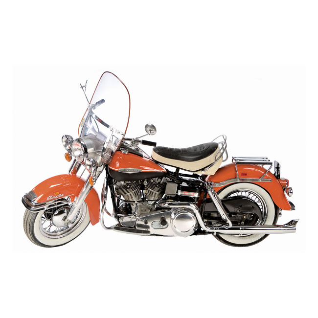 Paughco, independent dual head pipes. Chrome