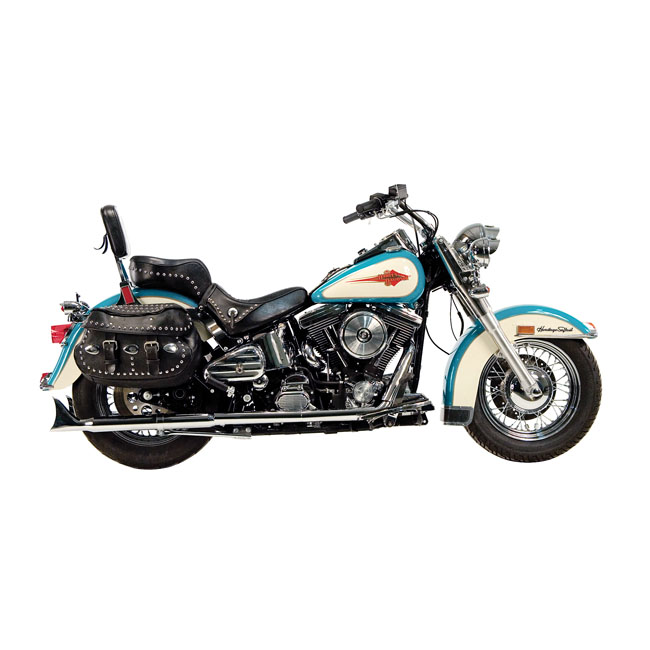 Paughco, independent dual head pipes. Chrome