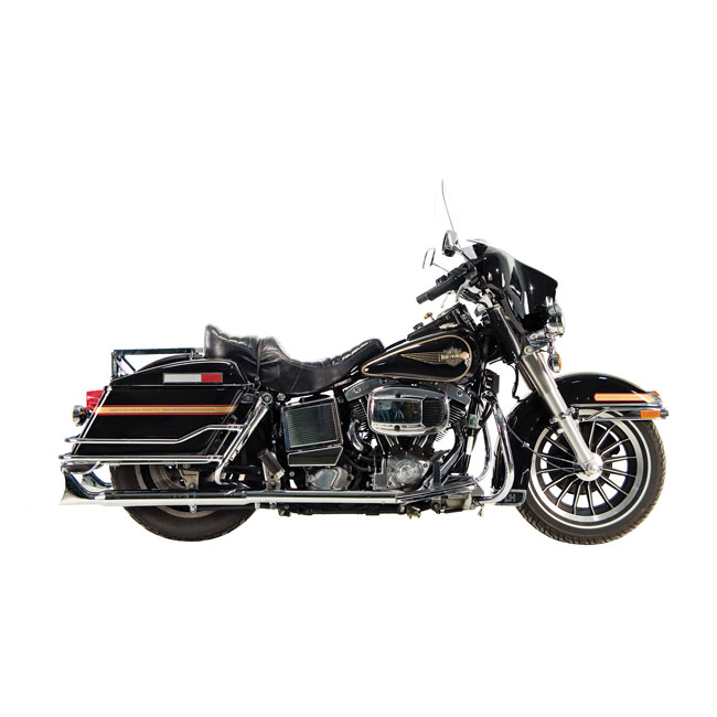 Paughco, independent dual head pipes. Chrome