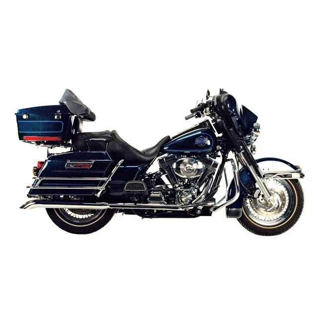 Paughco, independent dual head pipes. Chrome