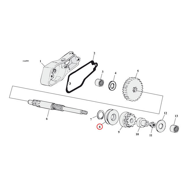 SHIFTER COLLAR, STARTER MOTOR