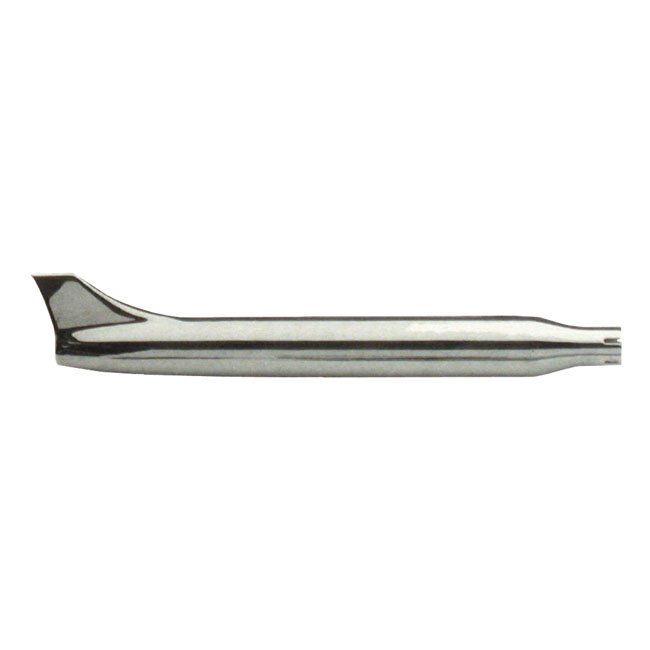 Paughco, smooth 3" Rocket Fishtail muffler. 28"