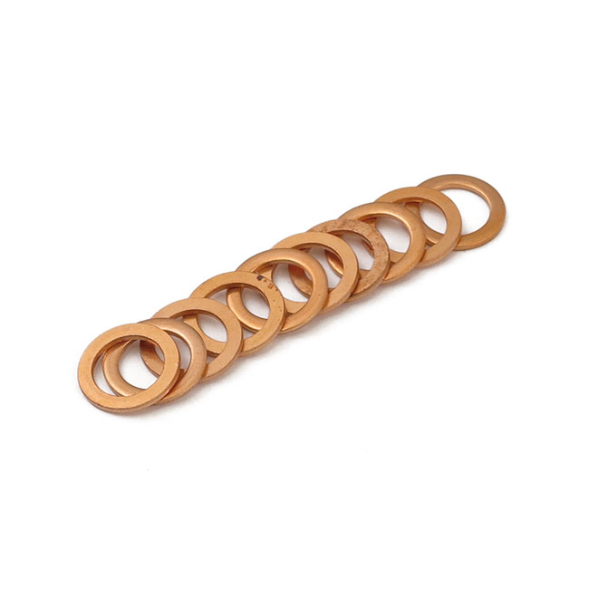Goodridge brake line washers, 7/16" (11mm). Copper