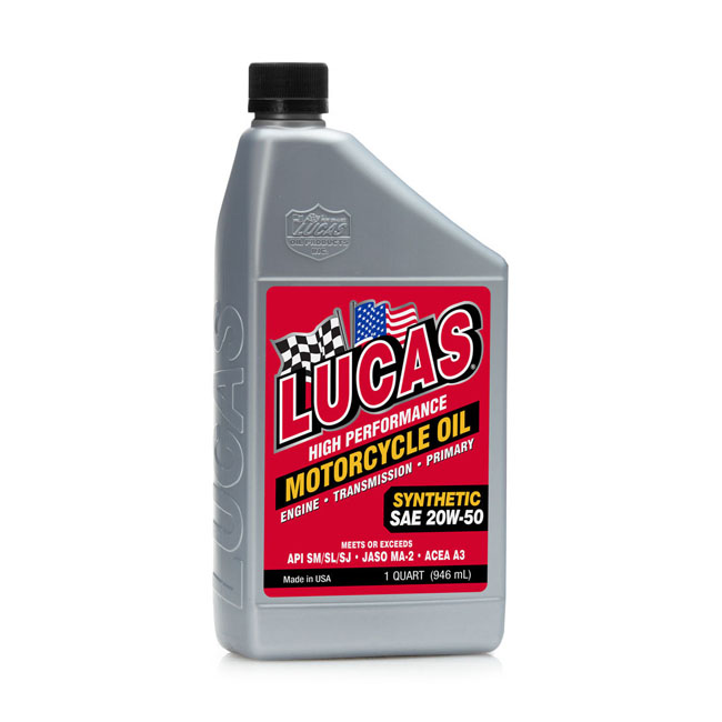 Lucas, 20W50 Synthetic motor oil