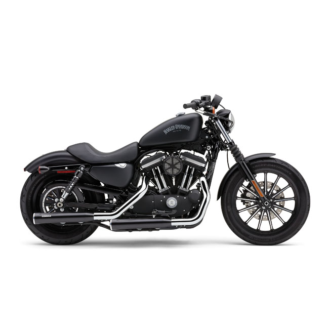 Cobra, 3" RPT Race Pro slip-on mufflers. Black