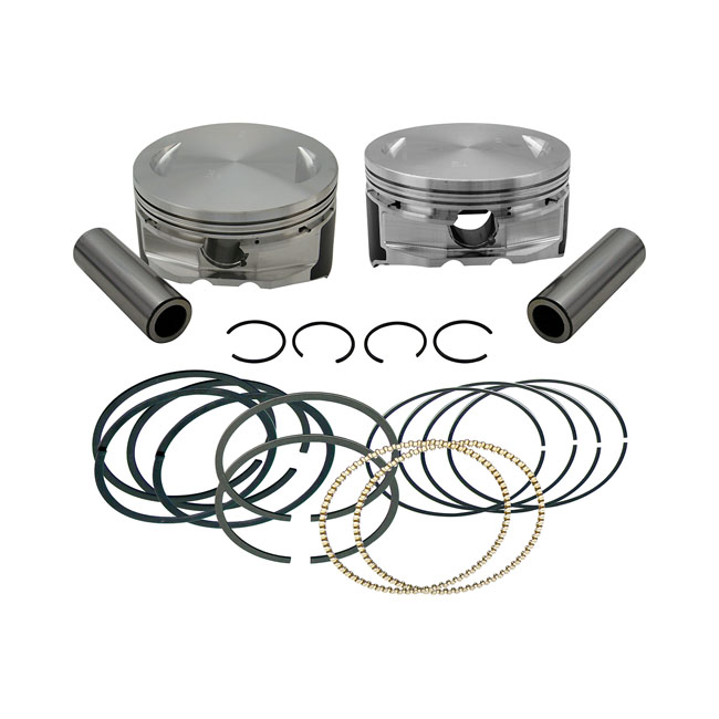 S&S, 111" 4-1/8" bore forged piston kit. +.010"