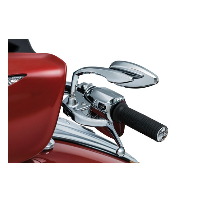 Kuryakyn, Teardrop mirror set. Chrome