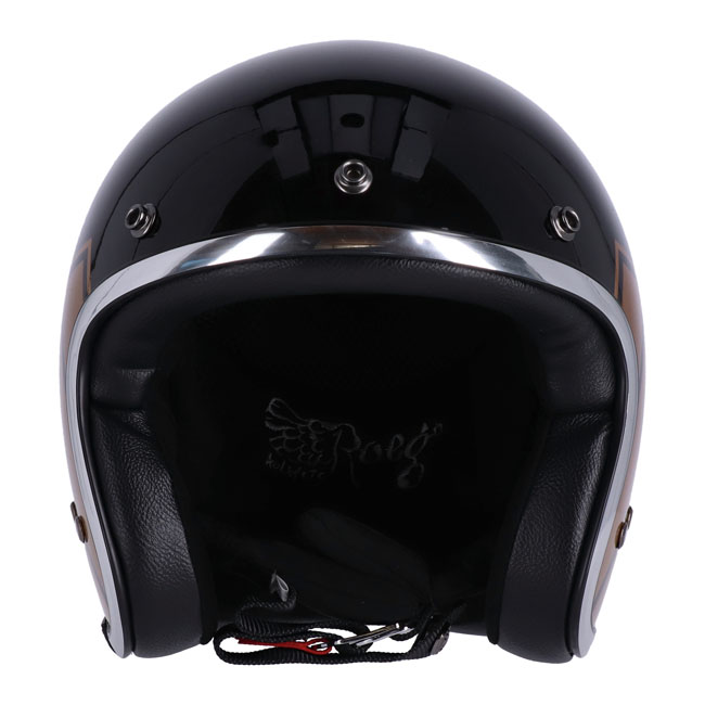 13 1/2 Skull bucket helmet gloss black
