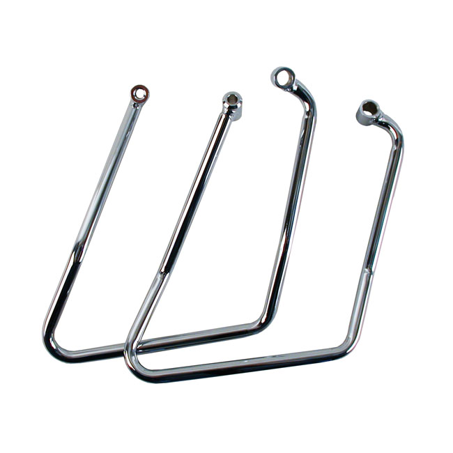 Saddlebag support kit. Chrome