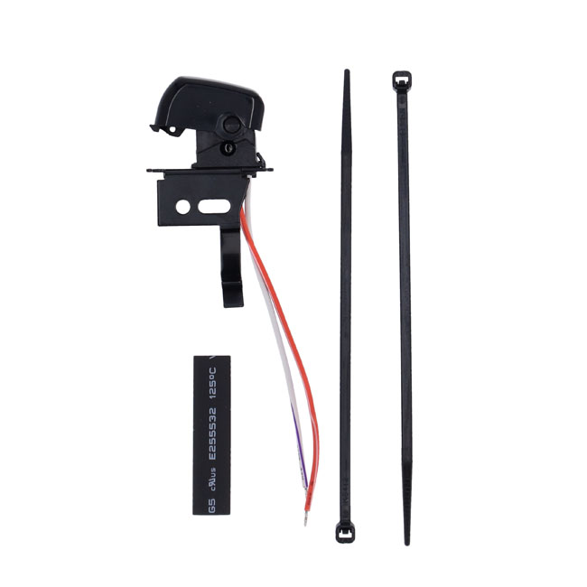 Left turn, handlebar switch. Black