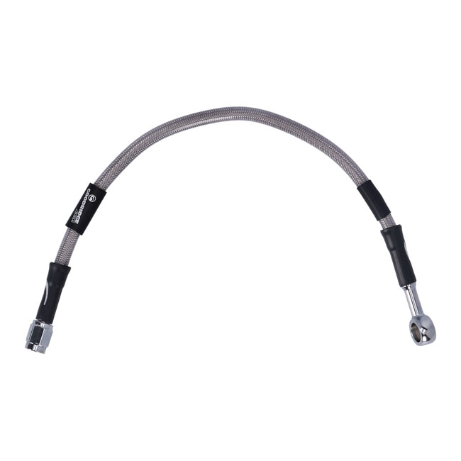 Goodridge brake line rear, stainless clear coated
