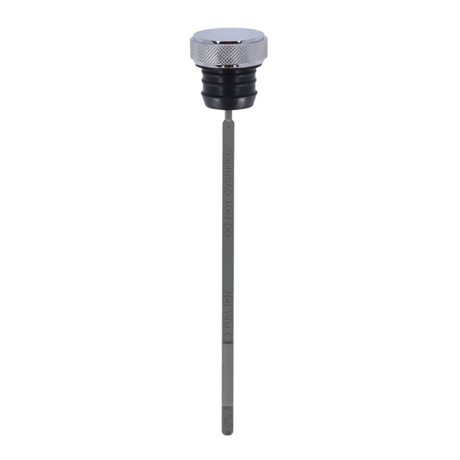 Oil tank fill plug, chrome