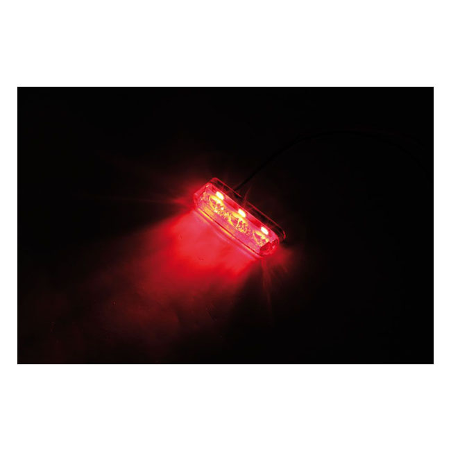 SMD recessed taillight module Shorty 2 Pro ECE, red lens