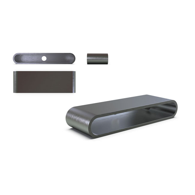 Steel weld-in housing for 'Stripe-Run' lights