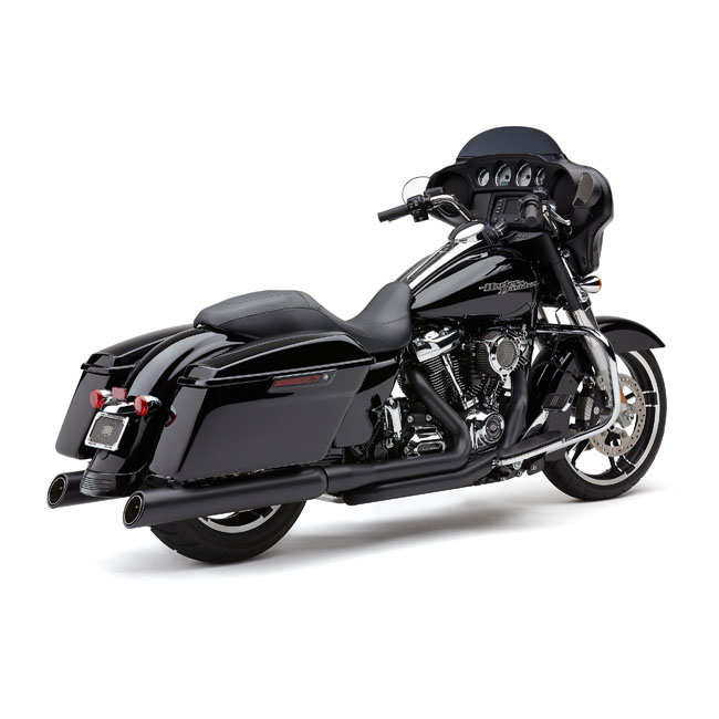 Cobra, 909 Upper Cut 4" slip-on mufflers. Black