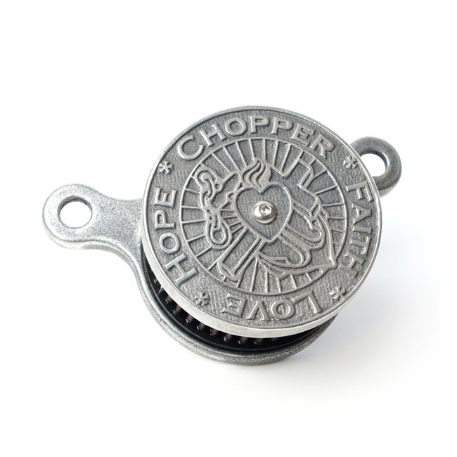 Wannabe Choppers, WannaSucker 'CFLH' aircleaner. Alu