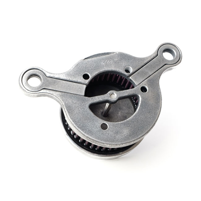 Wannabe Choppers, WannaSucker 'Wave' air cleaner. Brass