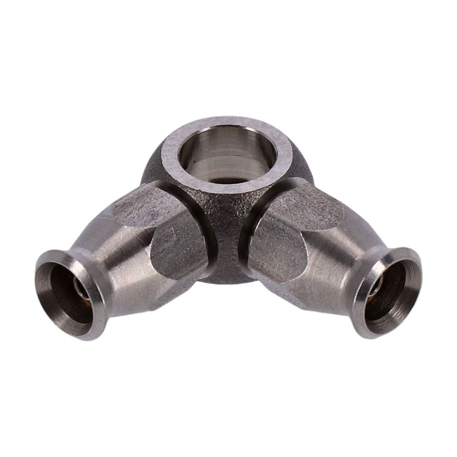 Goodridge 3/8" 90 degree banjo, double fitting. Short neck