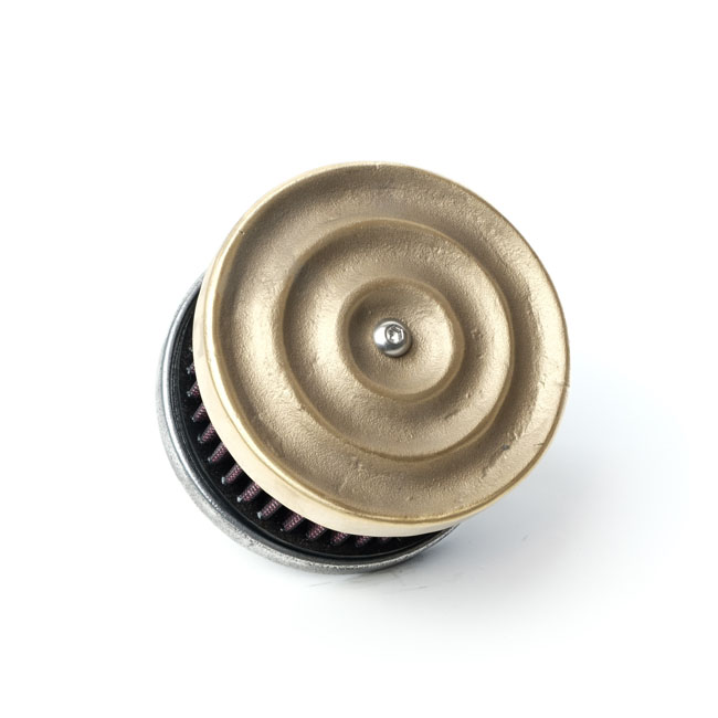 Wannabe Choppers, WannaSucker 'Wave' air cleaner. Brass