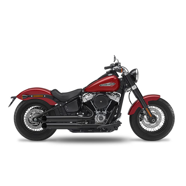 KessTech Fusion Long 2-2 exhaust black, big slash end cap