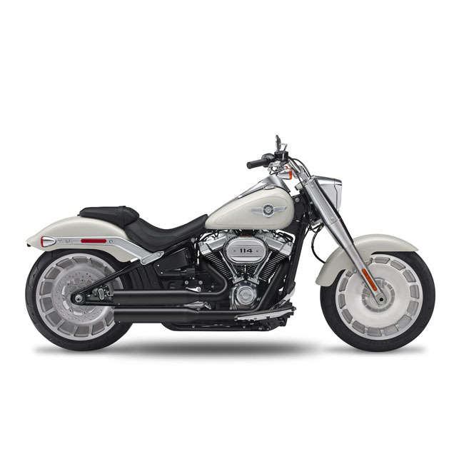 KessTech Fusion Long 2-2 exhaust black, straight cut short