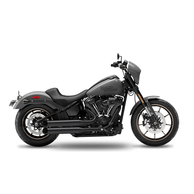 KessTech Fusion Long 2-2 exhaust black, big slash end cap