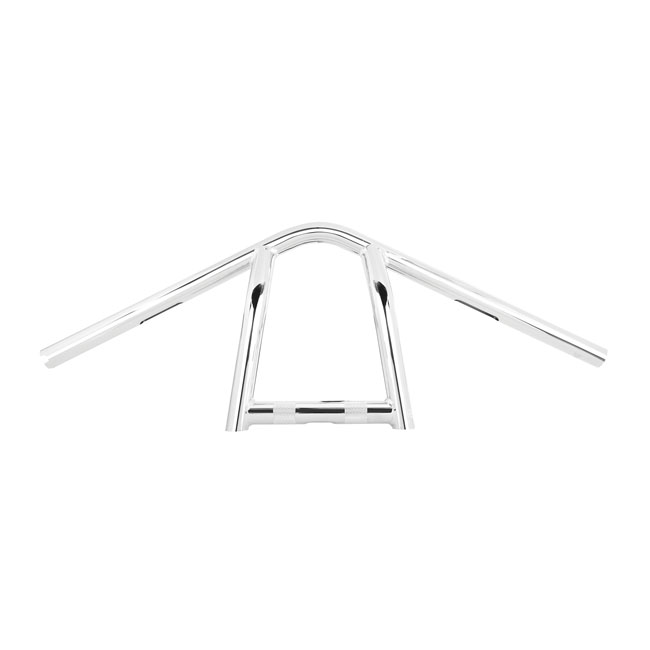 Burly, The Jim 1" styre 9" high krom