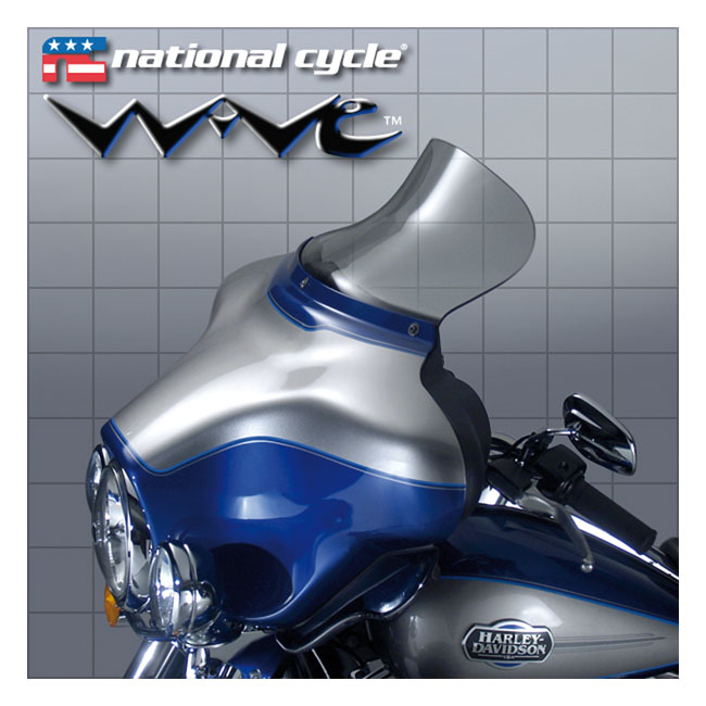 National Cycle, WaveÂ® windshield 7-3/4". Light tint