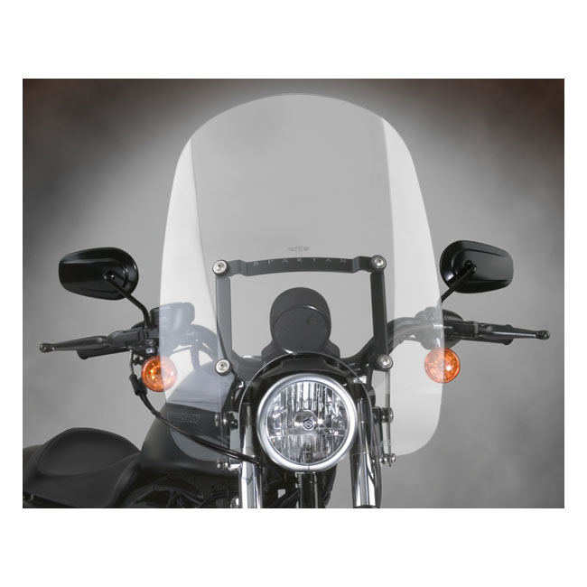 NC SpartanÂ® Quick Release Windshield - Clear, 16.25" high
