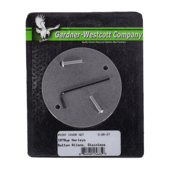 GW, point cover mount kit. Stainless, buttonhead allen