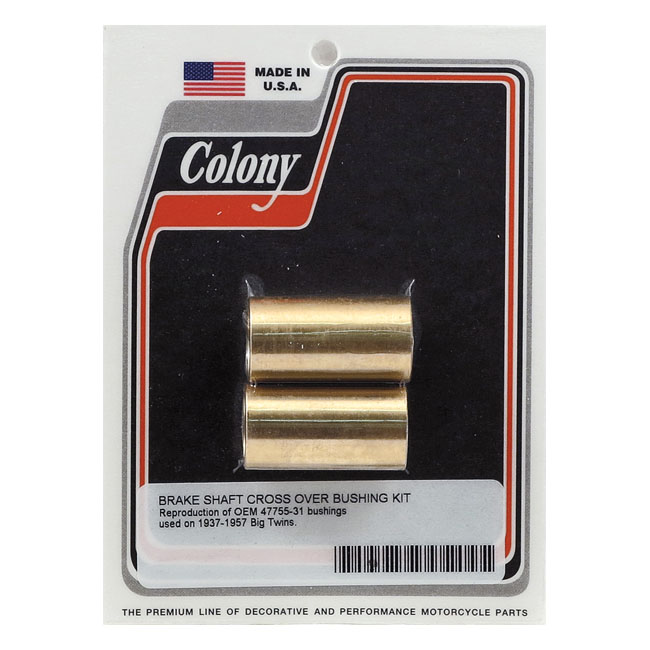 Colony, brake shaft crossover bushing set