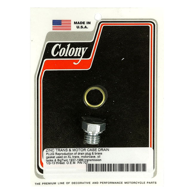 COLONY TIMING & DRAIN PLUG