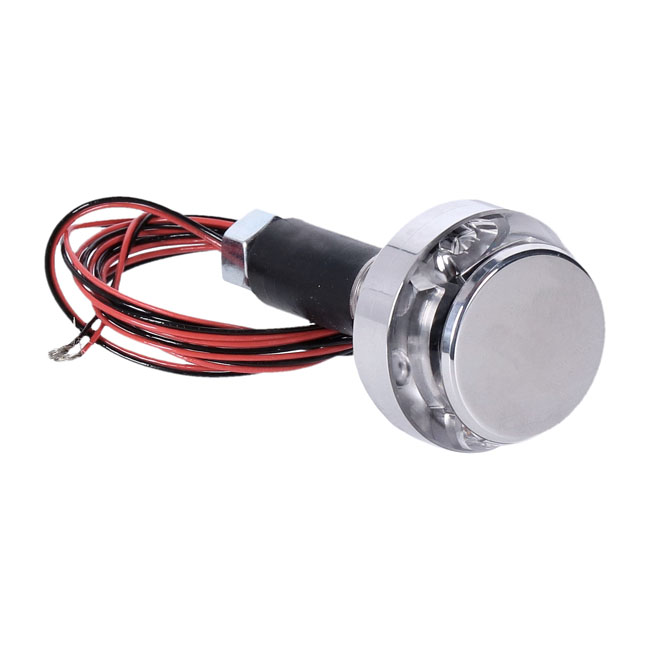 Motogadget, mo.blaze disc LED turn signal. Polished, left