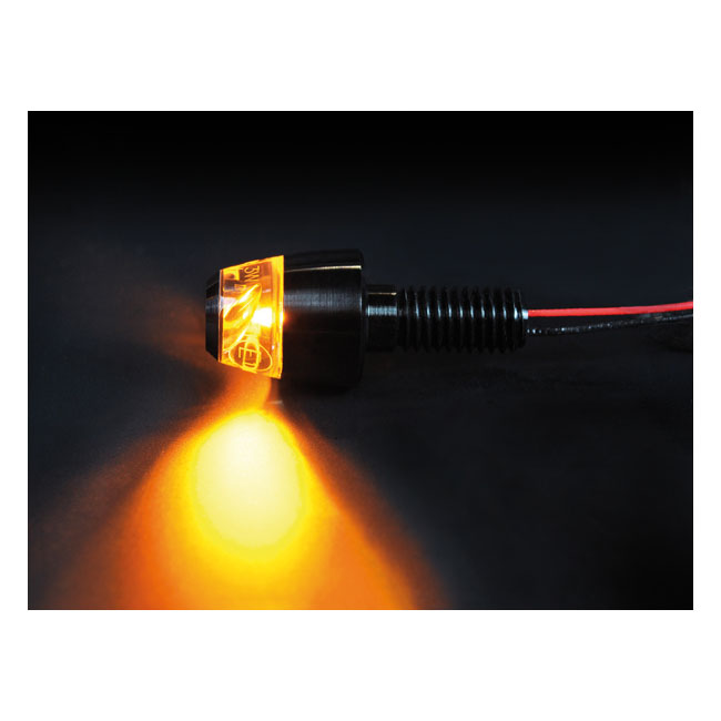 Motogadget, mo.blaze pin LED turn signals. Black