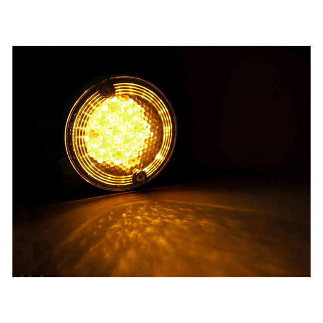 FLH LED TURNSIGNAL, GLOSS BLACK