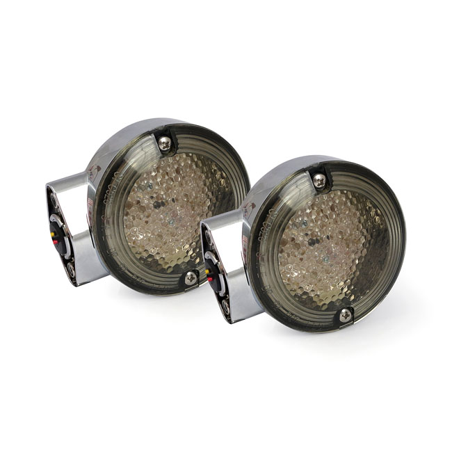 FLH LED TURNSIGNAL, CHROME