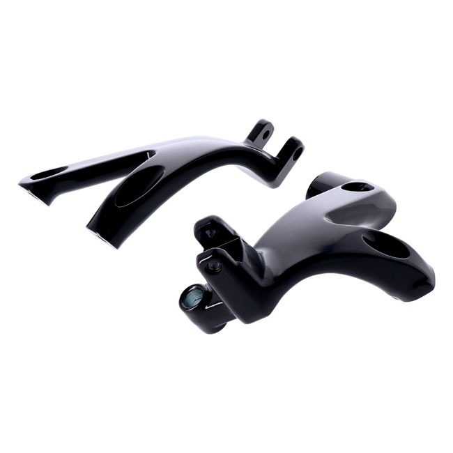 M8 SOFTAIL FLOORBOARD TO FOOTPEG CONVERSION BRACKETS