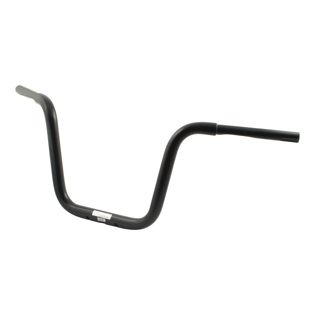 Fehling 1-1/4" Apehanger 12" high svart TUV appr