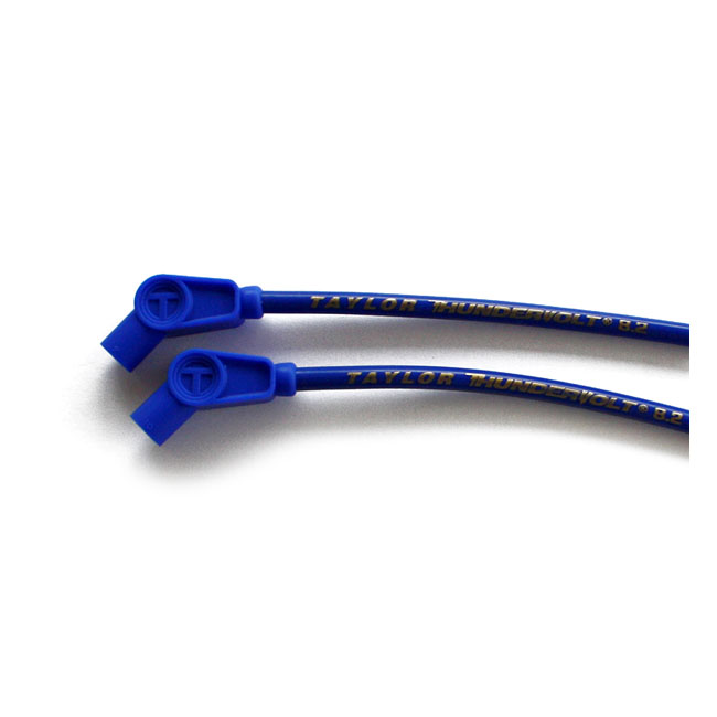 Taylor, 8.2mm ThunderVolt spark plug wire set. Blue