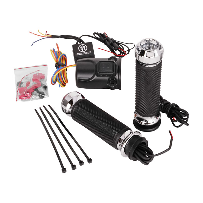 PM, Apex heated grips. Chrome