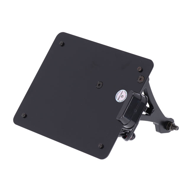 Cult-Werk, side mount license plate bracket, black. Austria