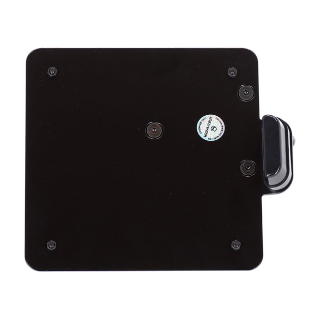 Cult-Werk, side mount license plate bracket, black. Italy