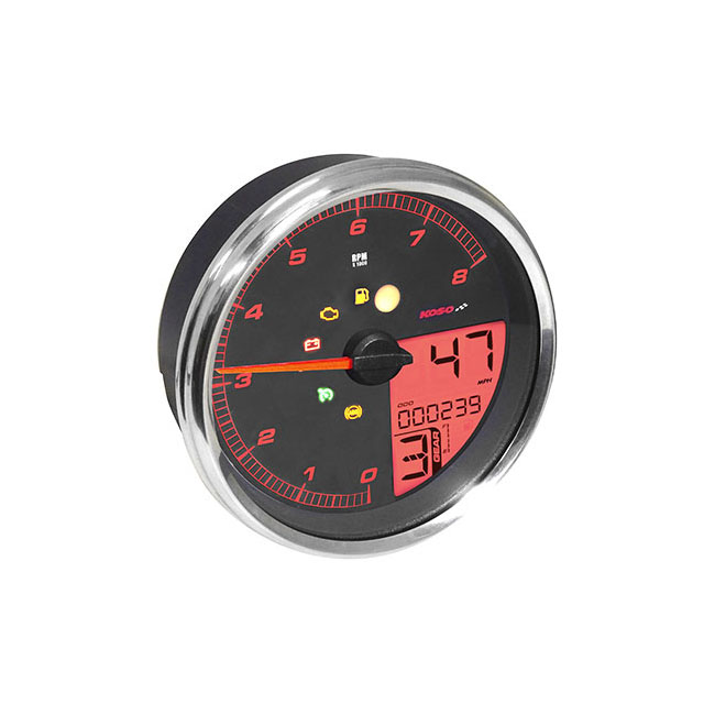 KOSO, HD-05 speedometer / tachometer. Non CAN-bus