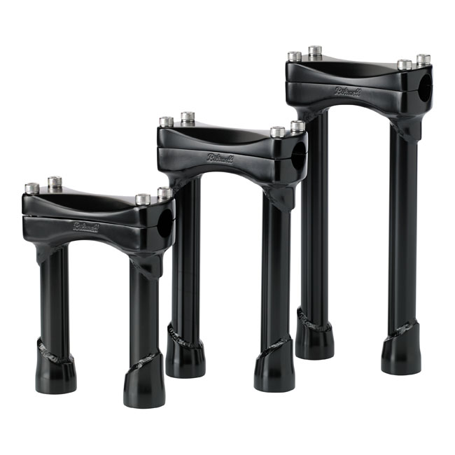 Biltwell Murdock risers 6" black, TUV appr.
