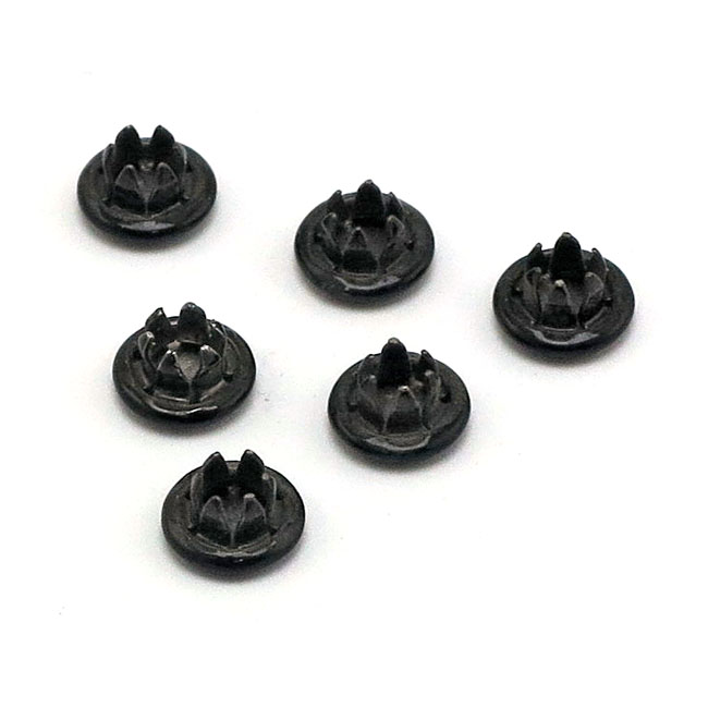 GW push-in plugs 3/16", gloss black