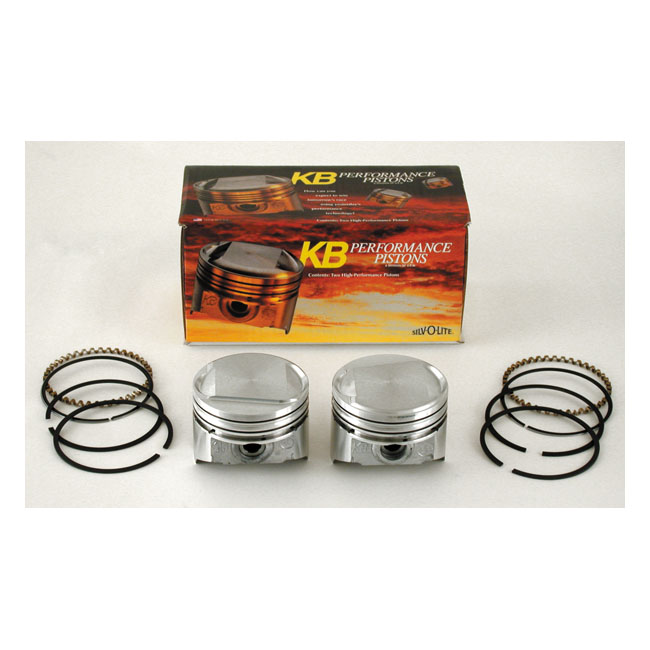 KB Performance, 1340cc Evo B.T. pop-up piston kit. +.030"