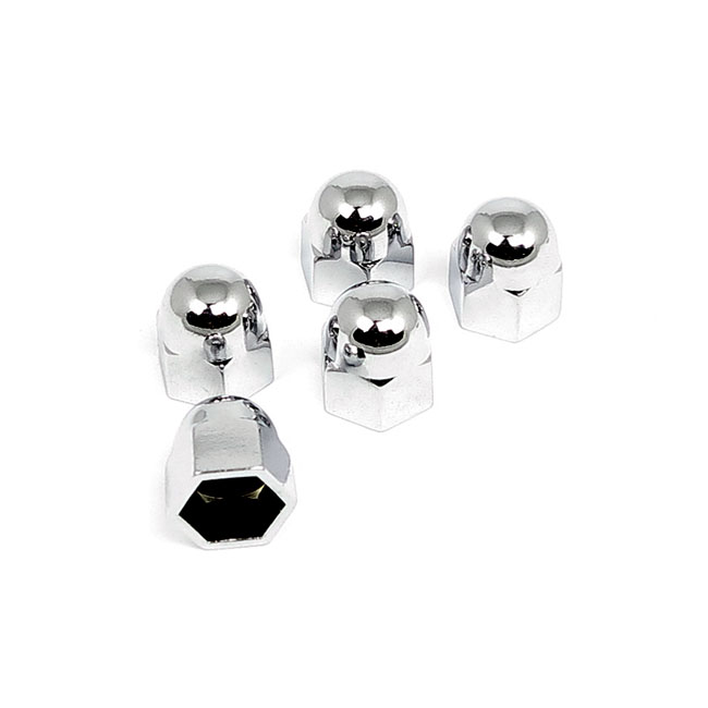 3/8 CHROME ACORN PUSH ON COVER