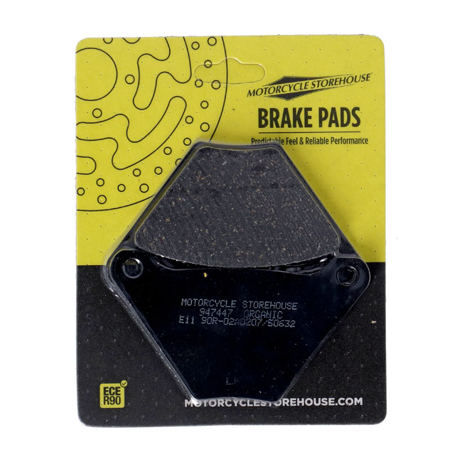 MCS, brake pads front & rear. Organic