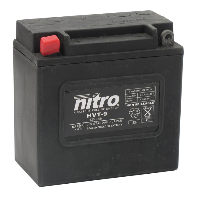 Nitro, AGM HVT battery, 7Ah 12V