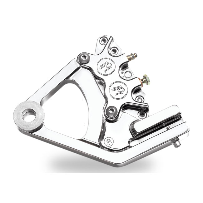 PM, rear caliper bracket, 11.5". Chrome